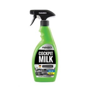 Полироль для панели приборов WINSO COCKPIT MILK New Car Profesional 500мл 810840