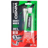 Герметик силіконовий Winso GASKET MAKER RED високотемпературний +350⁰С червоний 85г 310200
