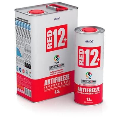 Антифриз XADO Red 12++ G12+ концентрат -80° красный 1л
