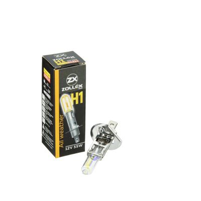 Автолампа Zollex All Weather 60824 (P14.5s, H1, 3250K, 12V, 55W)