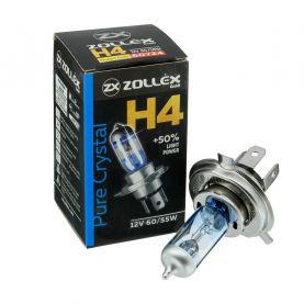 Автолампа Zollex Pure Crystal +50% Light Power 60724 (P43t, H4, 4000K, 12V, 60/55W)