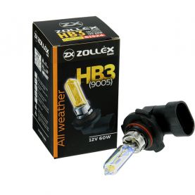 Автолампа Zollex All Weather 61524 (P20d, HB3, 3250K 12V, 60W)