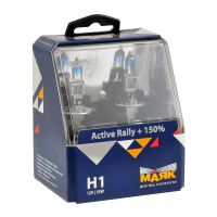 Автолампа МАЯК Active Rally +150% комплект (P14.5s, H1, 4200K, 12V, 55W) MK 72120AR+150