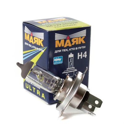 Автолампа МАЯК Ultra (P43t, H4, 12V, 60/55W) MK 82420UL