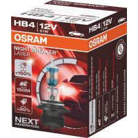 Автолампа Osram Night Breaker +150% (P22d, HB4, 3200К, 12V, 51W) 9006 NL