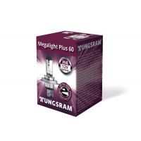 Автолампа TUNGSRAM Megalight Plus +50 (P43t, H4, 12V, 60/55W) TU 50440MPU.1D