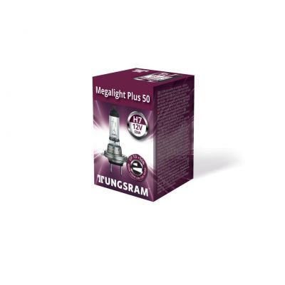 Автолампа TUNGSRAM Megalight Plus +50 (PX26d, H7, 12V, 55W) TU 58520MPU.1D