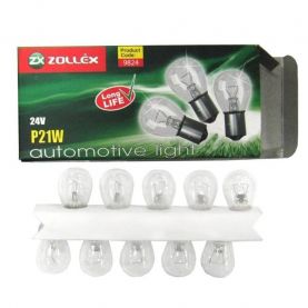 Автолампа Zollex 9824 (BA15s, P21W, 24V, 28W)