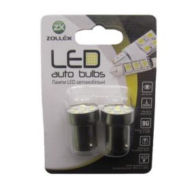 Автолампа Zollex LED S0805 1шт. (G18.5/BA15S, white, 12V, SMD 2835x8)