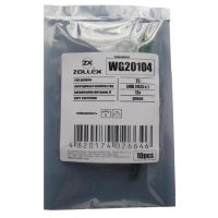 Автолампа Zollex LED WG20104 1шт. (T5, green, 12V, SMD 2835x1)