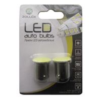 Автолампа Zollex LED S0811 1шт. (S25/BA15S, white, 12V, COBx1)