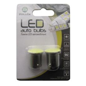 Автолампа Zollex LED S0811 1шт. (S25/BA15S, white, 12V, COBx1)