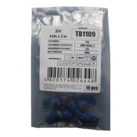 Автолампа Zollex LED TB1109 1шт. (T10, blue, 12V, SMD 5050x1)