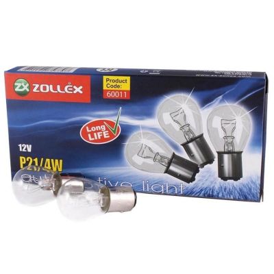 Автолампа Zollex 60011 (BAZ15d, P21/4W, 12V, 21/4W)