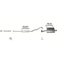 Глушник POLMO Nissan Almera II 15.13