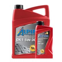 Автомобильное моторное масло Alpine DX1 5W-30 5л + 1л 1665-5/1665-1 Автомобильное моторное масло Alpine DX1 5W-30 5л + 1л 1665-5/1665-1
