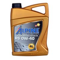 Автомобільна моторна олива Alpine RS 0W-40 4л