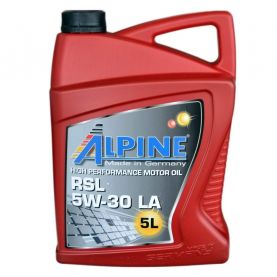Автомобильное моторное масло Alpine RSL 5W-30 LA 5л