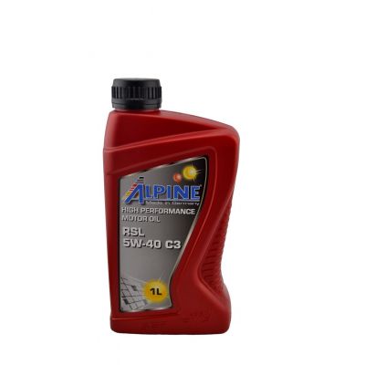 Автомобільна моторна олива Alpine RSL C3 5W-40 (RSL LA) 1л
