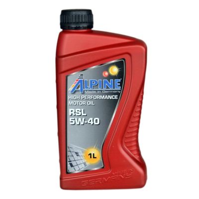 Автомобільна моторна олива Alpine RSL 5W-40 1л