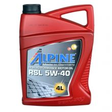 Автомобільна моторна олива Alpine RSL 5W-40 4л