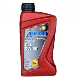 Автомобильное моторное масло Alpine RSL 5W-50 1л