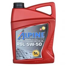 Автомобільна моторна олива Alpine RSL 5W-50 5л