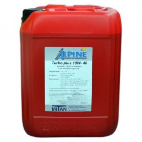 Автомобильное моторное масло Alpine Turbo Plus 10W-40 10л