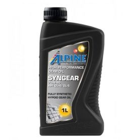 Олива трансмісійнa Alpine Syngear 75W-90 GL-4 / GL-5 1л