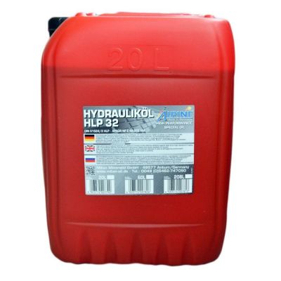 Индустриальное гидравлическое масло Alpine Hydraulikol HLP32 20л