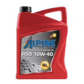 Автомобильное моторное масло Alpine 10W-40 RSD 4л