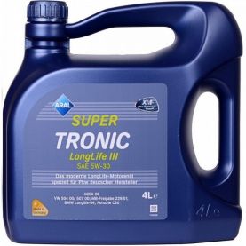 Автомобильное моторное масло Aral Super Tronic Longlife III 5W-30 4л