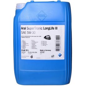 Автомобильное моторное масло Aral Super Tronic Longlife III 5W-30 20л