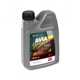 Автомобільна моторна олива AVIA ECOSYNTH ULTRA FE03 5W30 504/507 1л avia0023