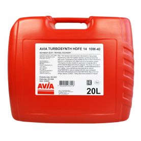 Автомобильное моторное масло AVIA TURBOSYNTH HDFE 14 10W40 20л avia0064