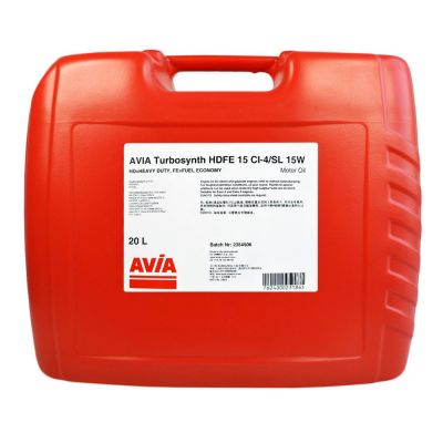 Автомобільна моторна олива AVIA TURBOSYNTH HDFE 15 15W40 20л avia0065