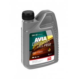 Автомобільна моторна олива AVIA ECOSYNTH ULTRA FE02 5W-30 1л avia0020