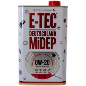Автомобільна моторна олива E-TEC Midep 0W-20 1л 51250001