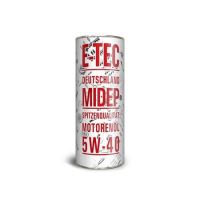 Автомобільна моторна олива E-TEC Midep EVO 5W-40 1л 5337