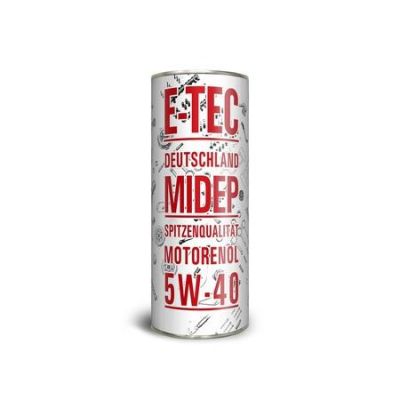 Автомобільна моторна олива E-TEC Midep EVO 5W-40 1л 5337