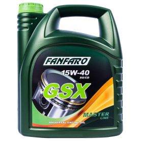 Автомобильное моторное масло Fanfaro GSX 15W-40 4л