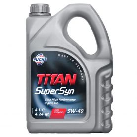 Автомобільна моторна олива FUCHS TITAN SUPERSYN 5W-40 4л