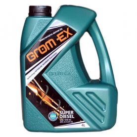 Автомобільна моторна олива GROM-EX Super Diesel 10W-40 4л