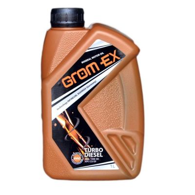 Автомобільна моторна олива GROM-EX Turbo Diesel 15W-40 1л