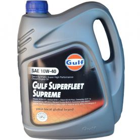 Автомобільна моторна олива GULF SUPERFLEET SUPREME 10W-40 5л
