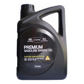 Автомобільна моторна олива MOBIS Hyundai / KIA Premium Gasoline Engine Oil 5W-20 4л 05100-00421