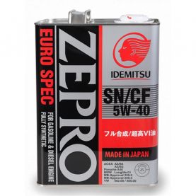 Автомобільна моторна олива IDEMITSU ZEPRO Euro Spec 5W-40 4л