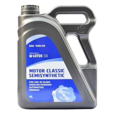 Автомобильное моторное масло LOTOS MOTOR CLASSIC SEMISYNTHETIC 10W40 4л WG-K402440-0H0