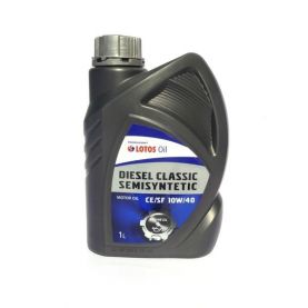Автомобильное моторное масло Lotos DIESEL CLASSIC SEMISYNTETIC 10W-40 1л