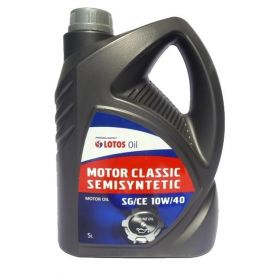 Автомобильное моторное масло Lotos MOTOR CLASSIC SEMISYNTETIC 10W-40 5л